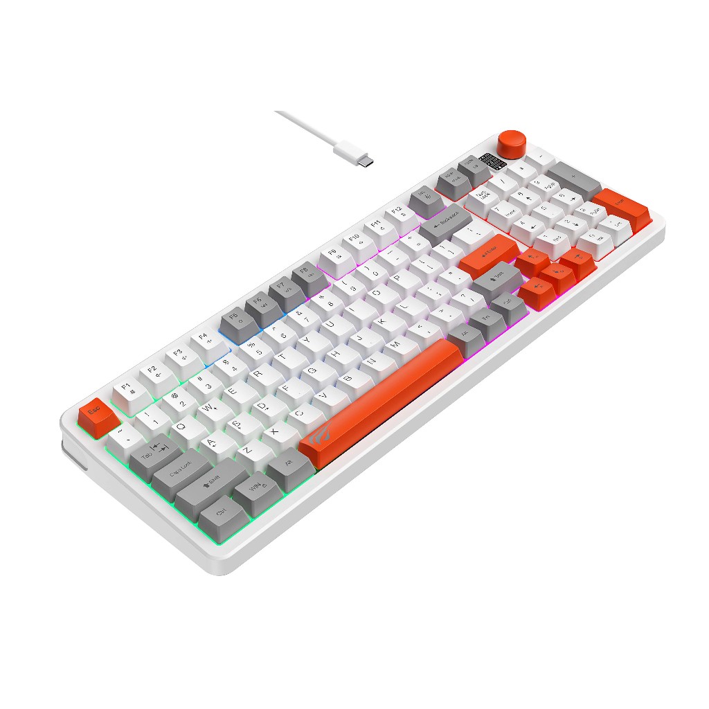 Bàn Phím Có Dây Havit KB895L Gamenote USB-C | Đèn Nền Cầu Vòng 99 Phím | BigBuy360 - bigbuy360.vn