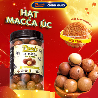 Hạt Macca Úc Nứt Vỏ Pams 250g/480g - Mắc Ca Size A Dễ Tách, Nhân Dày Cơm
