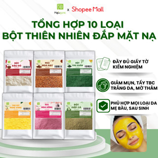  Tổng Hợp 10 Loại Mặt Nạ Bột Thiên Nhiên Đắp Mặt Giảm Mụn Trắng Da Hapuganic 50gram 