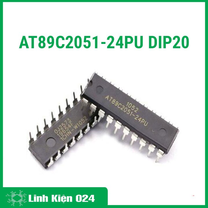 Ic chức năng AT89C2051-24PU DIP20