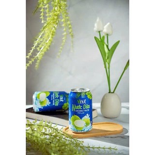 [THÙNG 24 LON ] Lon Nước Dừa Có Thịt Vinut 330ml