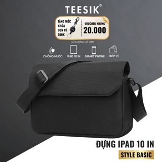 Túi đeo chéo nam TEE SIK túi đeo chéo unisex cao cấp messenger nhiều ngăn đựng ipad 10 in TS11