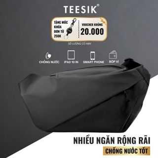 Túi nam đeo chéo TEE SIK túi đeo chéo cao cấp chống nước nhiều ngăn đựng vừa ipad mini TS55
