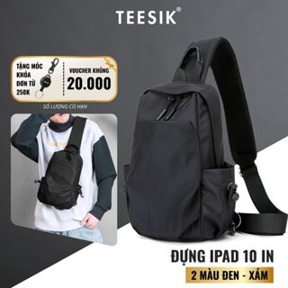 Túi đeo chéo nam TEE SIK túi đeo chéo chống nước đựng ipad 10 in đeo vai dáng balo 1 quai TS24