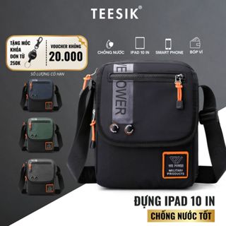 Túi đeo chéo nam TEE SIK túi đeo nam nhiều ngăn đi chơi du lịch unisex vừa ipad 10 in nhiều màu TS54
