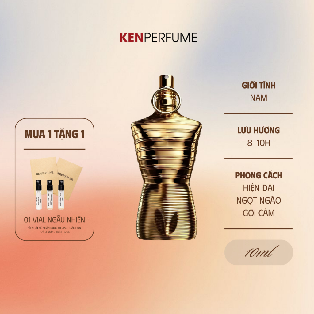 10ML Jean Paul Gaultier Le Male Elixir | Nước Hoa Nam | Ken Perfume