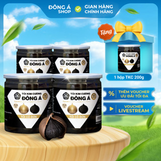   Chính hãng  Tỏi đen cô đơn - Tỏi Kim Cương Đông Á hộp 200g - Hỗ trợ đề kháng tiêu hóa tim mạch 