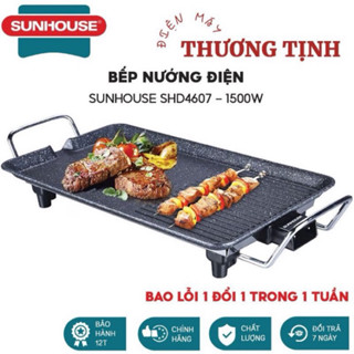 Bếp nướng điện không khói Sunhouse shd4607 công suất 1500w Hàng chính hãng bảo hành 12 tháng