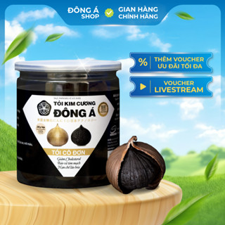   Chính hãng  Tỏi đen cô đơn - Tỏi Kim Cương Đông Á hộp 200g - Hỗ trợ sức đề kháng tiêu hóa,tim mạch 