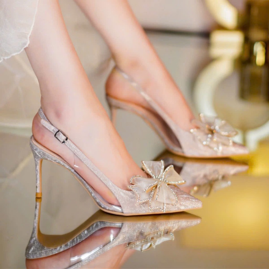 Giày GXC68 cao gót 9cm tươi sáng nổi bật tinh tế thời trang nữ | BigBuy360 - bigbuy360.vn