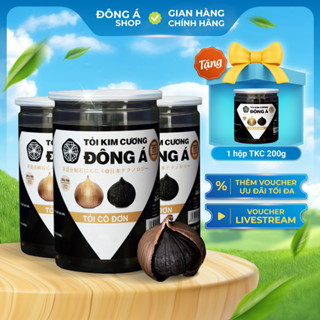   Chính hãng  Tỏi đen cô đơn - Tỏi Kim Cương Đông Á hộp 300g - Hỗ trợ đề kháng tiêu hóa tim mạch 