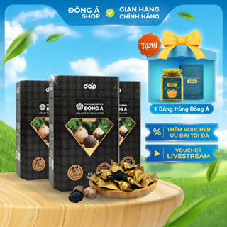   Tỏi đen bóc vỏ  Tỏi đen cô đơn - Tỏi Kim Cương Đông Á hộp 450g - Hỗ trợ đề kháng tiêu hóa,tim mạch 