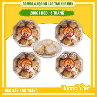 COMBO 4 Bánh mè láo hộp kim cương Tân Huê Viên Sóc Trăng 200g bánh kẹo ăn vặt 