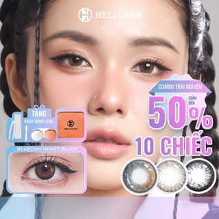   10 CHIẾC  BST Kính Áp Tròng Heli Lens 1 Ngày Cá Tính 0 - 8 Độ Cận Màu Sắc Trendy Hạn Chế UV An Toàn Mỏng Nhẹ Tiện Lợi 