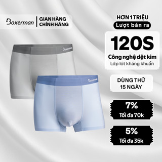  Quần sip nam thun lạnh PROFIT Combo 2 quần boxer nam cao cấp thoáng khí kháng khuẩn khửi mùi BOXERMAN 