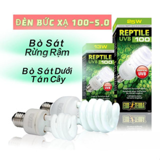  BÓNG ĐÈN BỨC XẠ UVB 150   10.0 DÀNH CHO BÒ SÁT SA MẠC : RỒNG ÚC RÙA SAO TEGU PET NÓI CHUNG EXO TERRA 