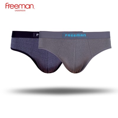 Combo 2 Quần lót nam FREEMAN chất liệu thun lạnh ánh kim cao cấp thoải mái, mềm mại, thoáng mát 6064