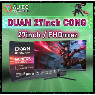 Màn Hình CONG 27inch Gaming Full viền DUAN 27 inch DT-VG2709H Chuyên game (100hz/FHD) - Bảo hành 24T