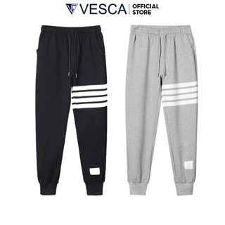  Quần Dài Nam Jogger Tổ Ong Thoải Mái Thời Trang In 3 Sọc Siêu Đẹp VESCA P1 