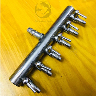 Chia sủi inox 2/4/6/8/10/12 đầu – Phụ kiện bể cá cảnh chắc chắn, bền đẹp