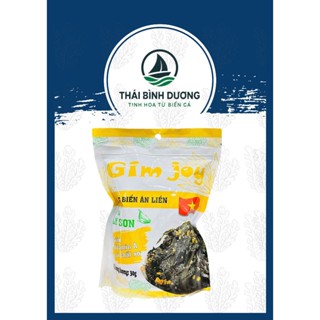  Rong biển ăn liền  Rong biển Gimjoy vị tỏi Lý Sơn 100g 