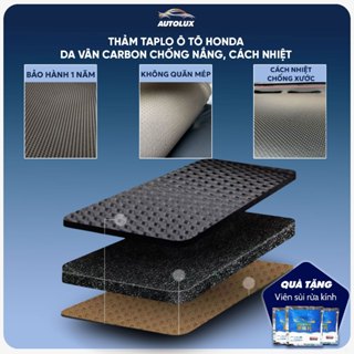 Thảm Taplo Ô Tô Honda City Civic CRV HRV Accord Da Vân Carbon Cao Cấp – AUTOLUX