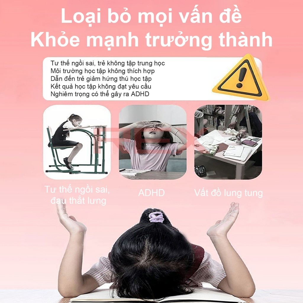 REX  bàn học cho bé Bàn học thông minh điều chỉnh độ cao sinh chống gù mùa học chàng trai cô gái | BigBuy360 - bigbuy360.vn
