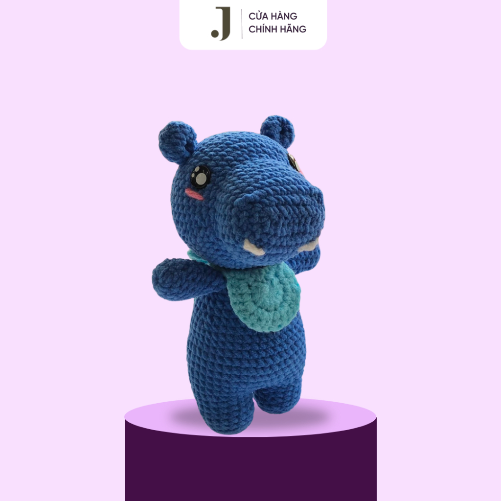 [QUÀ TẶNG] GẤU NHỒI BÔNG MÓC LEN HÀ MÃ