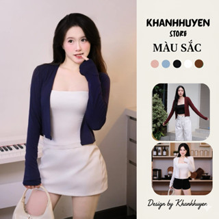  Áo Cardigan Nữ Dáng Vừa Cotton Lông Mềm Mịn Form Basic Dễ Phối Đồ KH-505 