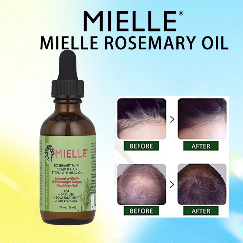 Dầu dưỡng tóc Mielle Organics Rosemary Mint Scalp & Hair Strengthening Oil 59ml