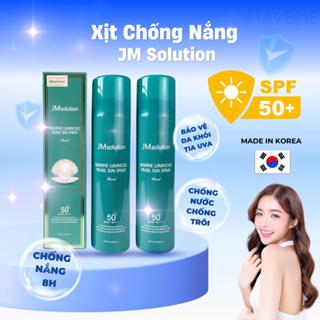 Combo 2 Chai Xịt Chống Nắng Toàn Thân JMsolution SPF50+ PA++ 180ml, Dưỡng Ẩm, Dùng Cho Mặt & Body, bảo vệ da suốt 8h