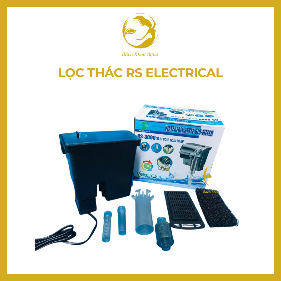 Lọc thác Rs Electrical cho bể cá, đủ công suất