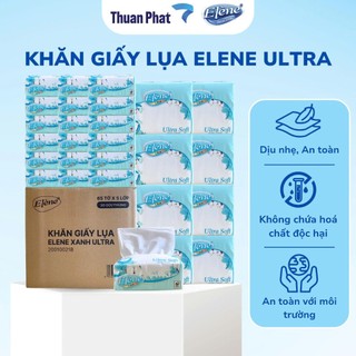  Khăn Giấy Lụa 5 Lớp Rút Elene Ultra Cao Cấp Mềm Mịn An Toàn  COMBO 16 30 60  