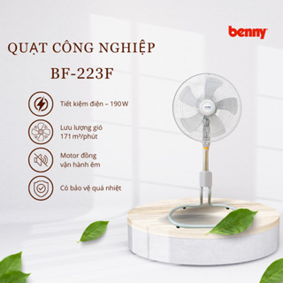 Quạt rút công nghiệp Benny BF-223F - Quạt điện Thái Lan cao cấp, siêu êm, gió mạnh