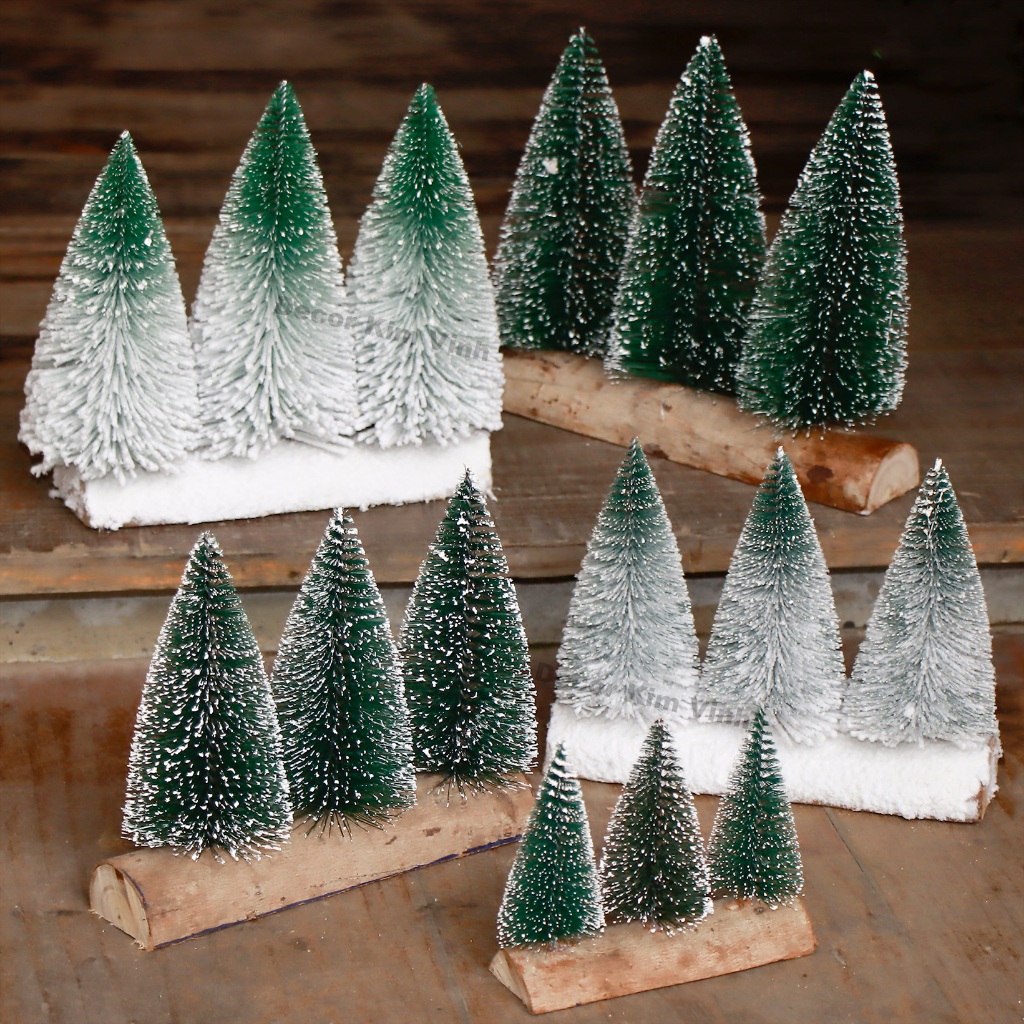 Cây Thông Chùm Ba K08 Để Bàn Trang Trí Noel Giáng Sinh