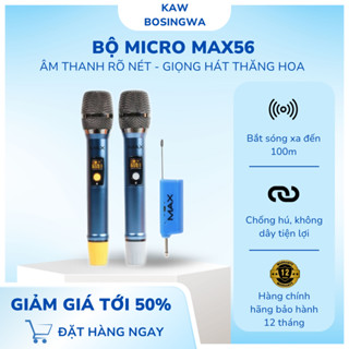 Bộ 2 Micro Không Dây Chính Hãng, Bắt Âm Thanh Rõ Chuẩn, Kết Nối Được Đa Thiết Bị, Kèm Pin Sạc