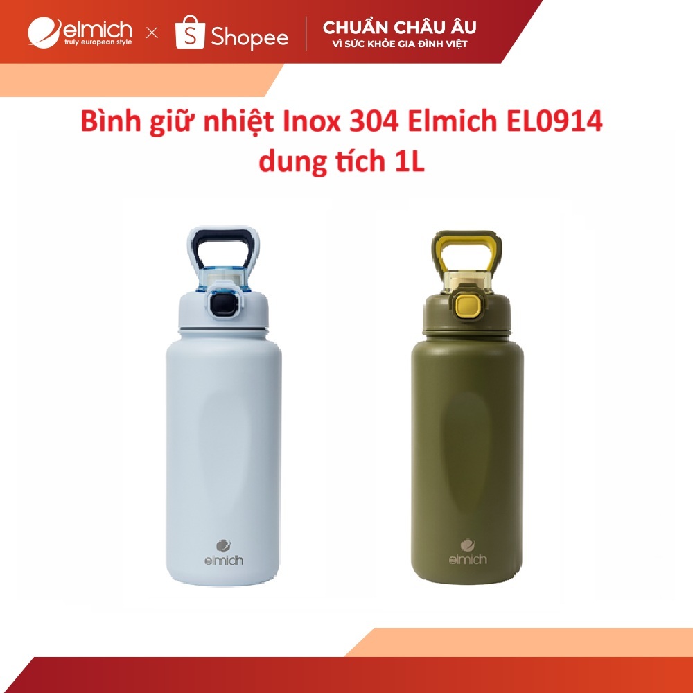 Bình giữ nhiệt Inox 304 Elmich EL0914 dung tích 1L | BigBuy360 - bigbuy360.vn