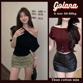  Áo Thun Trễ Vai nữ  Áo body nữ Lệch vai Thun Cotton mịn TV28  Có bigsize  
