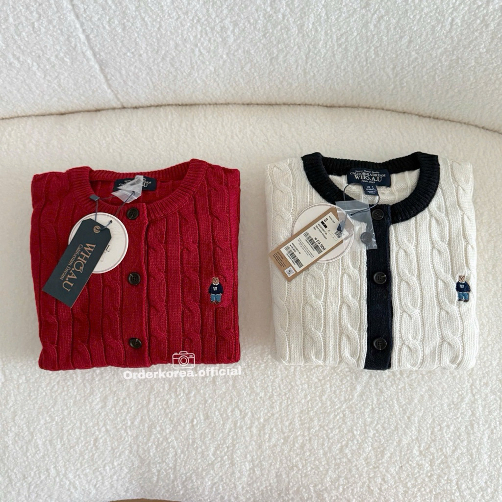 Có sẵn - Áo cardigan WHOAU