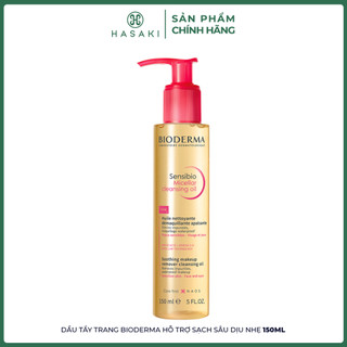 [QUÀ TẶNG KHÔNG BÁN] Dầu Tẩy Trang Bioderma Hỗ Trợ Sạch Sâu Dịu Nhẹ 150ml Sensibio Micellar Cleansing Oil Hasaki