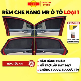 Rèm che nắng ô tô loại 1 MR Ô TÔ bộ 4 tấm chắn nắng ô tô thiết kế theo xe chống tia uv - bảo hành 2 năm RCNB001