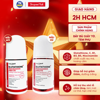 Lăn nách Angel's Liquid Glutathione Niacinamide Arbutin Whitening khử mùi giảm thâm 60ml