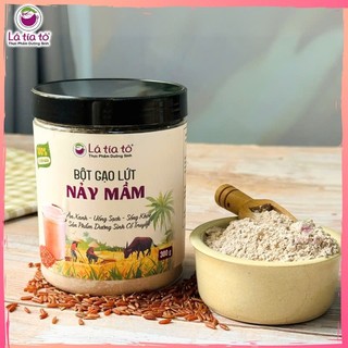 Bột gạo lứt nảy mầm 300gr - lá tía tô