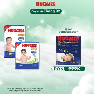 [Hàng chính hãng ]Tã quần Huggies Jumbo M106/ L 104/ XL 88/ XXL 80 siêu nhiều miếng