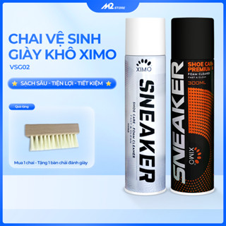 Chai xịt tạo bọt vệ sinh giày tiện lợi XIMO, Chai vệ sinh giày khô sạch và khử mùi hôi giày VSG02