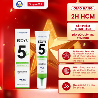 Gel chấm mụn Inolab Derma Ezoyb 5 15 Gram (5% Benzoyl Peroxide + 0.1% BHA) - Từ Hảo