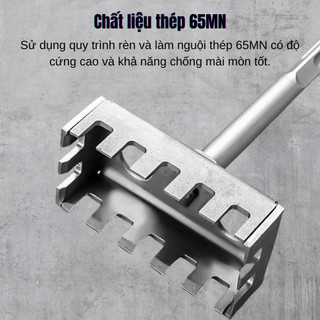  Mũi đục ổ điện âm tường SDS thép 65MN siêu cứng thoát phoi nhanh 
