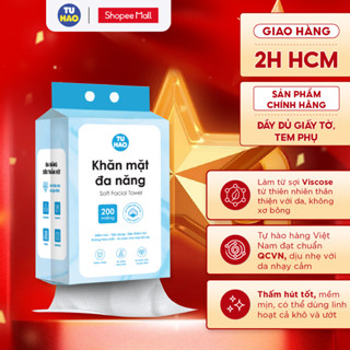 Combo Khăn mặt đa năng Từ Hảo Soft Facial Towel 200 tờ - Từ hảo