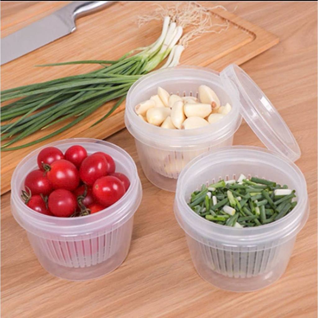 Hộp nhựa đựng thực phẩm 2 lớp Nakaya