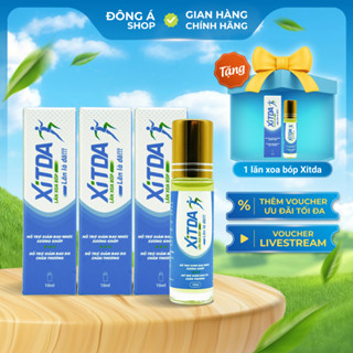  Lăn xoa bóp Xitda - Hỗ trợ giảm nhức mỏi xương khớp vai gáy lưng dây thần kinh tọa  lọ 10ml  